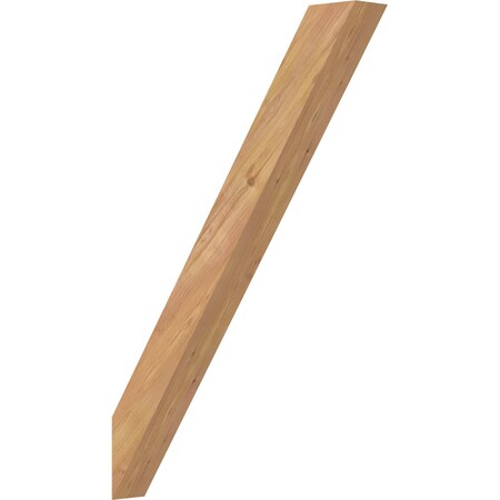 Ekena Millwork 3 1/2"W x 24"D x 36"H Traditional Smooth Knee Brace, Western Red Cedar BRC04X24X36TRA00SWR